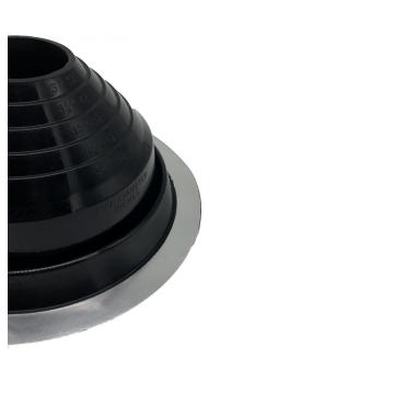 Retrofit Silicone EPDM Roof Flashing for 0-35mm Pipe