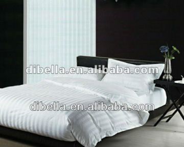 300TC 100% white cotton sateen fabric in stock