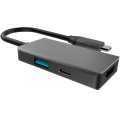 3 em 1 USB C Hub Docking Station