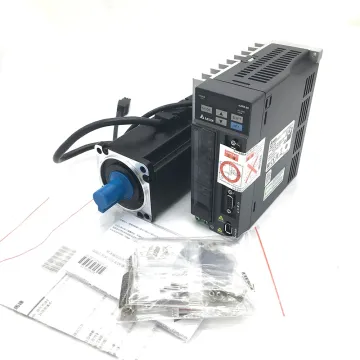 Delta ASD-B2-0221-B AC Servo Motor Drive 200W with ECMA-C20602RS and ECMA-C20602SS Brake
