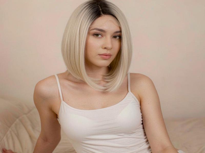 Short Bob Cut Silky Straight Human Hair Wig