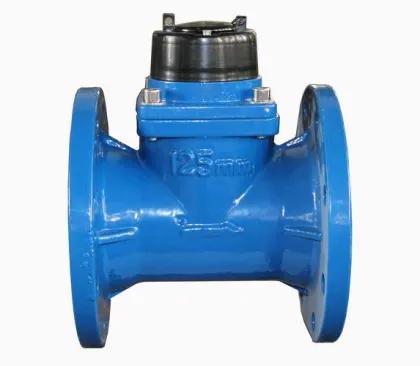 Anti-theft Horizontal Irrigation Water Meter , Brass Inline Water Meter