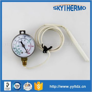 Wholesale price oil filled capillary temperature gauge thermometer