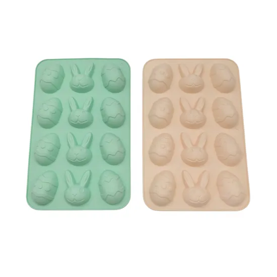 Easter Egg and Bunny Silicone Cake Mould