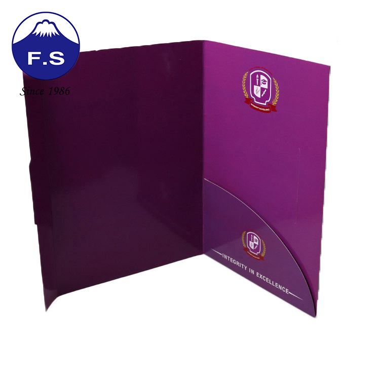 A4 Paper File One Pocket Folder With Thickness