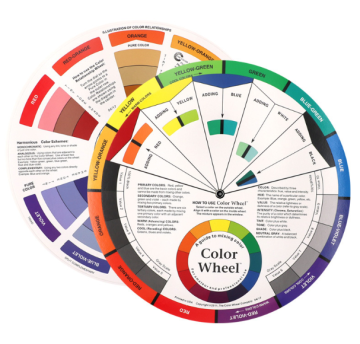 Dia 140MM color wheel Paper Card