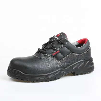 FT1013 Men's Safety Work Shoes: Metal Toe Cap Woodland Leather Work Boots