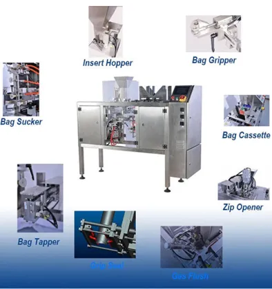 Auto Garbanzo Bean Packing Machine for Snacks and Premade Pouches