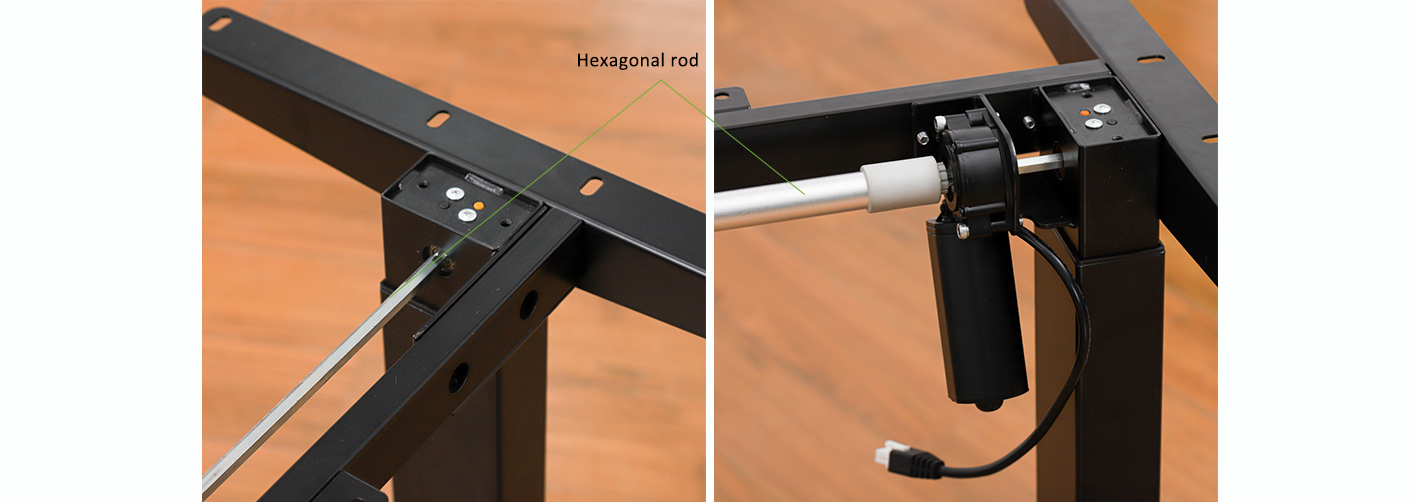 Single motor standing desk