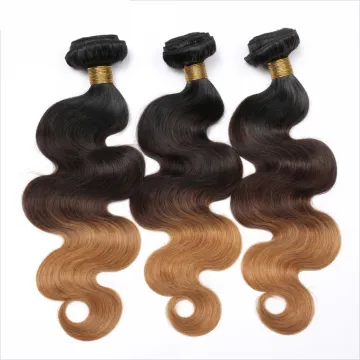 X-TRESS 9A 100% Unprocessed Virgin Brazilian Hair Body Wave Hair Styles 100 Grams 1B/4/27 Brazilian Human Hair Weave Bundle