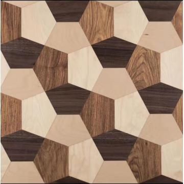 Design de interiores de piso em parquet