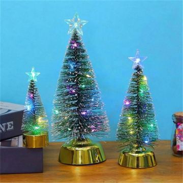 Creative LED Christmas Tree Lights for Fashion Decorative Tabletop Lamp Holiday Decoration Gift