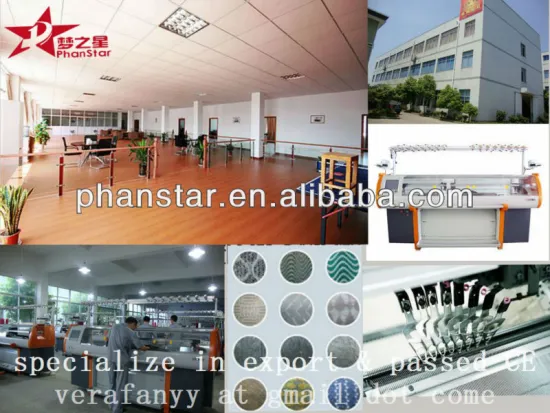 double system automatic flat kniting machine with comb system