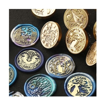 Factory Direct Wholesale: Thousands of European Vintage Brass Lacquer Seal Head Tool Patterns