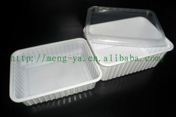 Disposable PP Plastic meal box with lid