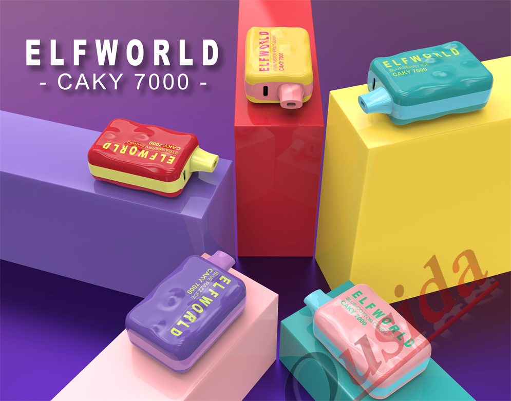 Elf World Caky7000 eldobható vape 7000 puffok