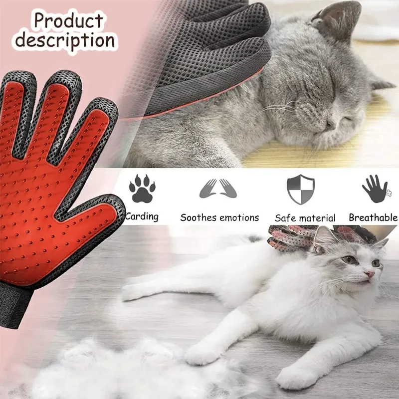 Brighthomey Pet Grooming Gloves