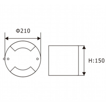 Đèn LED âm trần 20W LEDER vuông