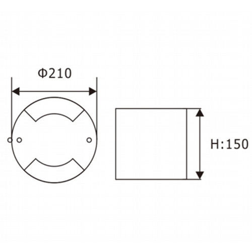 LEDER fyrkantig infälld 20W LED Inground Light