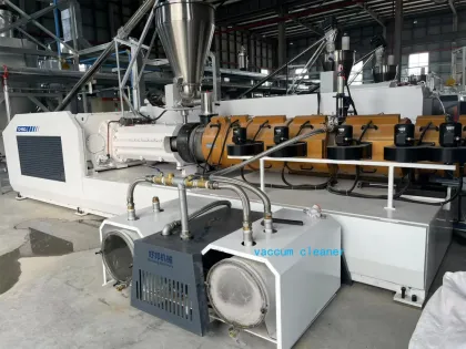 Stone Plastic Composite flooring machine