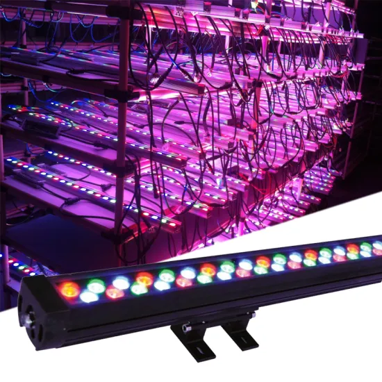 Outdoor LED Wall Washer Light 1000mm RGB DMX512 Dimmable