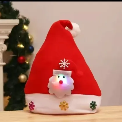 Sparkling Snowflake Christmas Hat