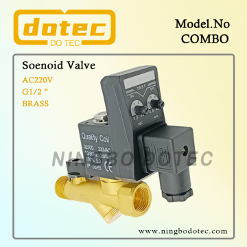 Combo Opt-B Condensate Condensate Auto Drain Solenoid Injap