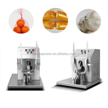 Professional U Shape Salsage Clipping Double Clipper Net Mesh Borse Machine per l'imballaggio di verdure e frutta