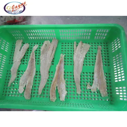 Top selling seafood 2020 apo seafood dried salted alaska pollock fillet detail