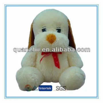Plush big head dog stuffed toys with soft hair