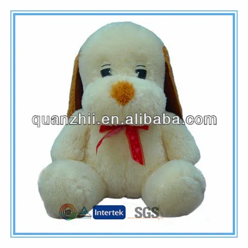 Plush big head dog stuffed toys with soft hair