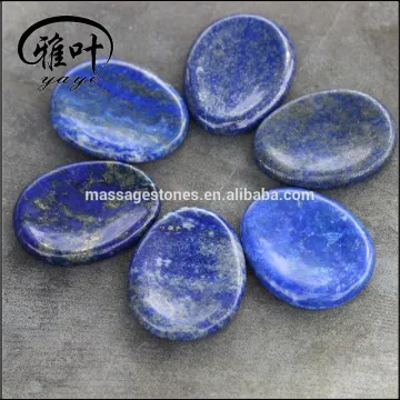 Wholesale Highly Polished Lapis Lazuli Worry Stone Healing Thumb Stone