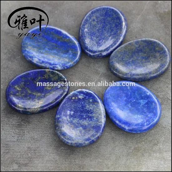 Wholesale Highly Polished Lapis Lazuli Worry Stone Healing Thumb Stone