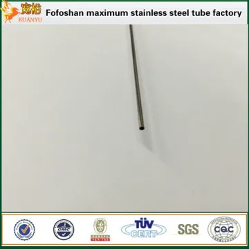 metric 316 astm a312 OD 1mm stainless steel capillary welded tube