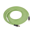 M12 Female to RJ45 PN Industrial Ethernet Cable