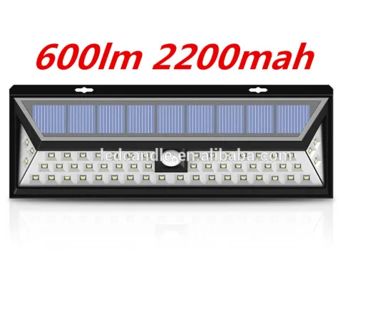High bright plastic 54LED solar light garden outdoor, solar light with sensor , solar motion sensor light