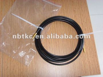 black 1/4" air brake hose
