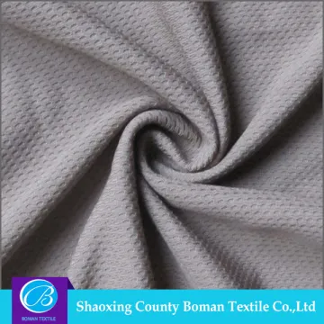 China Manufacturer Latest design Cheap Garment polyester birdseye knit fabric