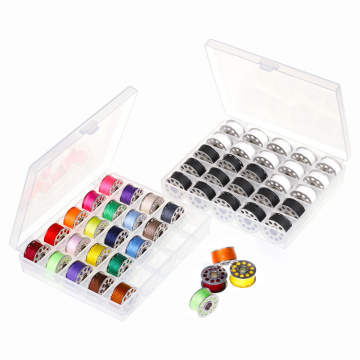 50Pcs Colorful Sewing Cotton Thread with Storage Box