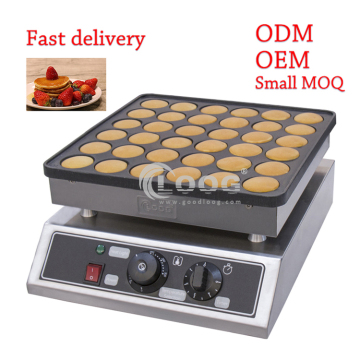 Mini 35 Löcher Pofertjes Grillmaschine: Easy Crepe &amp; Muffin Maker