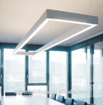 Accesorios de iluminación de techo de diseño de Morden para la escuela LED de tubo LED LED perfil de perfil de luz vinculable