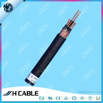 China Manucfacturer Flexible Control Cable With PVC Sheathed Braided Copper Wire