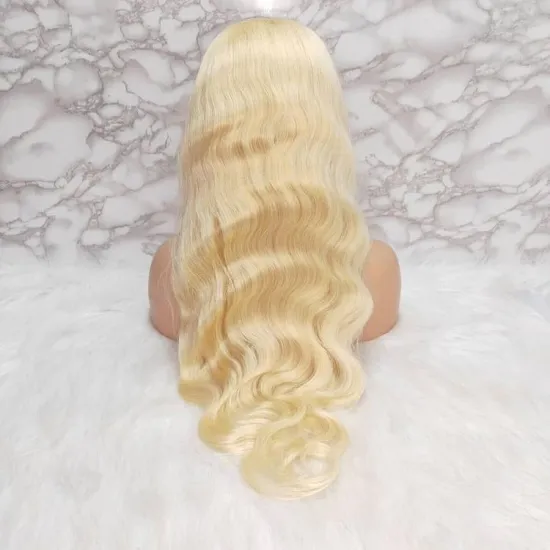 Blonde Lace Front Wig Human Hair 30 Inch Straight 613 HD Frontal Wigs for Black Women Pre Plucked Brazilian 13x1 T Part Wig