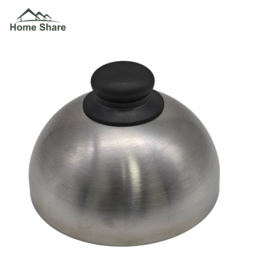 15cm Customize stainless steel cover oil splash food cover grill plate cover Hamburger Lid Dome Melt Cheese
