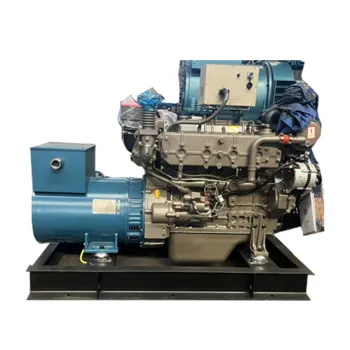 80kW Open Sea Water Cooled Marine Diesel Generator by Weichai