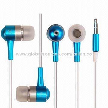 High-quality Metal In-ear Earphones with 32 Ohms Impedance