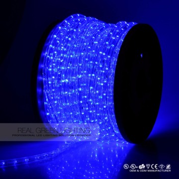 Christmas blue LED Rope Light blue 240V 2-wires 13mm blue Color Emitting transparent cover Christmas Light