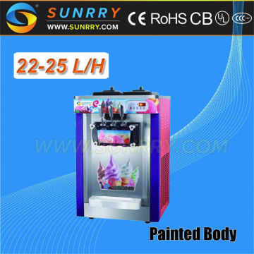 High quality mini type small table top soft serve ice cream machine