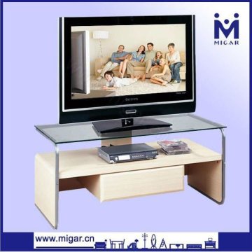 Home furniture TV stand with Tempered glass MGR-9723