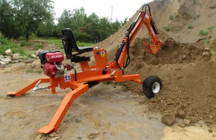 ATV Towable Backhoe Kubota Tractor Backhoe Excavator